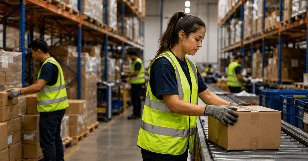 Trabajos de almacén con turnos flexibles: aumenta tus ingresos de forma inteligente